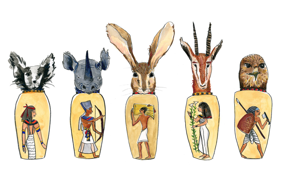 canopic jars Honey Clarke design studio in Amsterdam